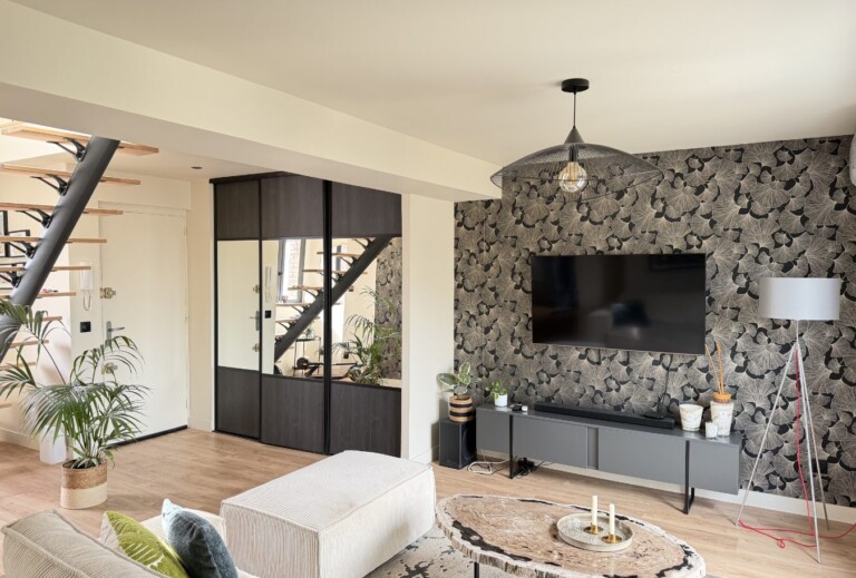 Duplex avec terrasse 4 pièces 2 chambres