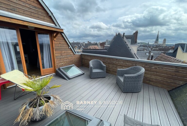 Maison de caractère avec toit terrasse