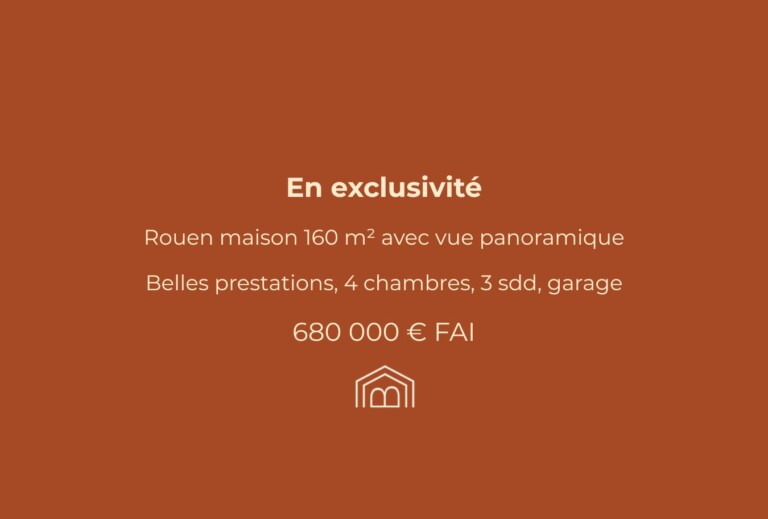 Maison avec vue panoramique sur Rouen